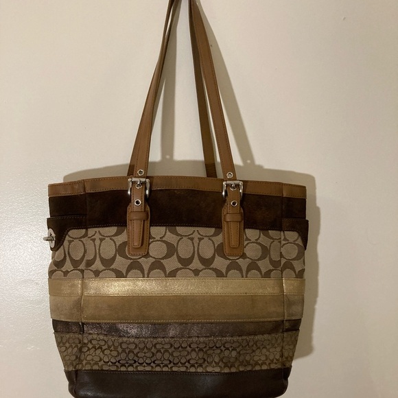 Coach Tote No. F11529 VINTAGE PATCHWORK EDITION shoulderbag and Wallet set - Picture 3 of 10